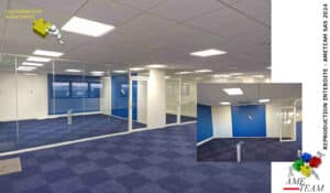 Projet MAINTFREIGHT / ZAC SATOLAS GREEN - PUSIGNAN : Modification de Cloisons dans Salle de Reunion